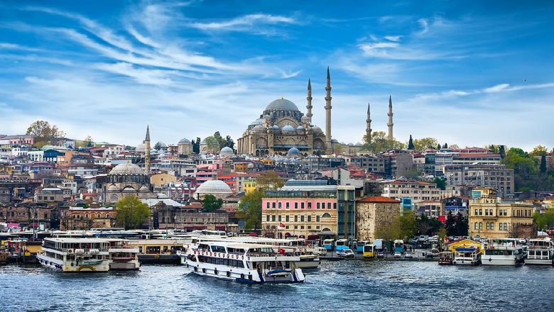 Ilustrasi Istanbul Turki Istanbul the capital of Turkey, eastern tourist city.