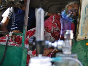 Kehabisan Oksigen, Puluhan Pasien COVID-19 di India Meninggal Dunia
