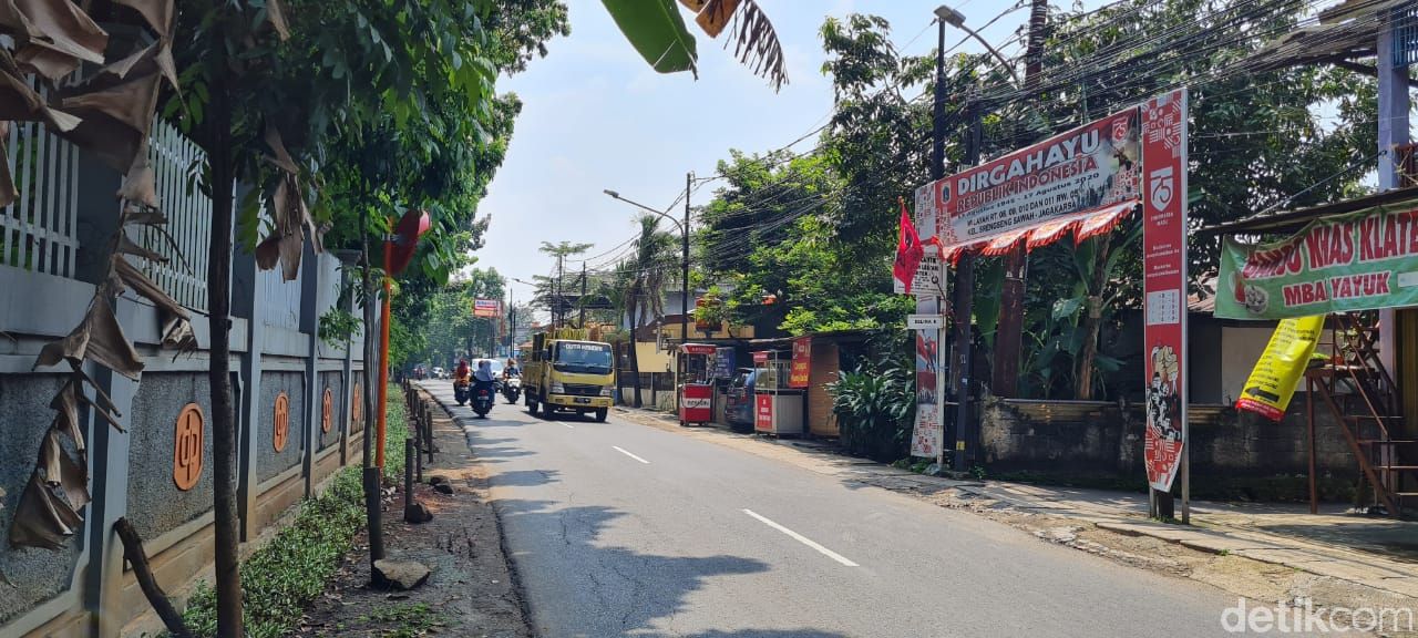 Jalan alternatif dari Depok ke Pasar Minggu, tanpa harus lewat macet jelang Flyover Tapal Kuda Lenteng Agung. (Farih Maulana Sidik/detikcom)