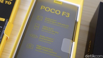 Poco F3 dilengkapi prosesor Snapdragon 870, yang merupakan varian baru dari Snapdragon 865, prosesor flagship Qualcomm keluaran 2020. Foto: detikINET/Anggoro Suryo Jati