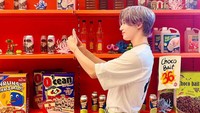 Taemin sering membagikan aktivitas serunya, termasuk ketika kulineran. Foto-fotonya pun selalu ditunggu penggemarnya. Foto: Instagram lm_____ltm