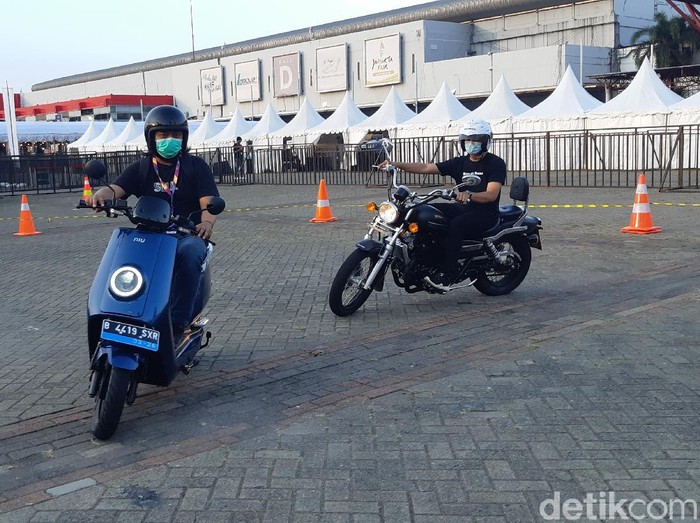 Fasilitas test ride motor di IIMS 2021