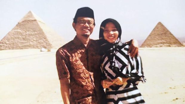 Awanilah Amva dan suami, Asror Muhammad di Mesir
