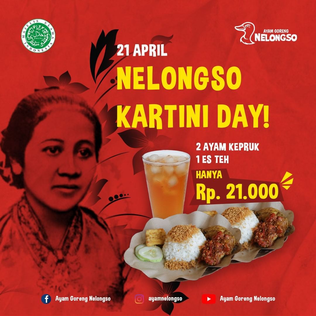 Hari Kartini 2021, Nikmati Potongan Harga di 5 Tempat Makan Ini