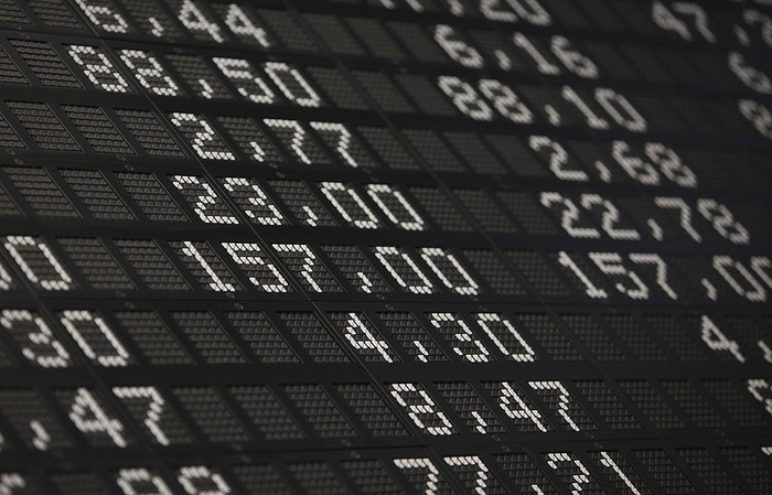 FRANKFURT AM MAIN, GERMANY - FEBRUARY 10:  An Index board is pictured during a trading session at the Frankfurt Stock Exchange on February 10, 2011 in Frankfurt am Main, Germany. According to media reports Deutsche Boerse, which owns the Frankfurt exchange, is in talks to buy NYSE Euronext, which owns the New York Stock Exchange as well as exchanges in Paris, Lisbon, Amsterdam and Brussels. Should the acquisition go through the new company would be home to publicly traded companies worth USD 15 trillion, or about 28 percent of global stock-market value.  (Photo by Ralph Orlowski/Getty Images)