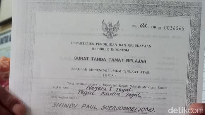 Jozeph Paul Zhang, tersangka penodaan agama yang kini diburu polisi, adalah lulusan SMA Negeri 1 Kota Tegal, Rabu (21/4/2021).
