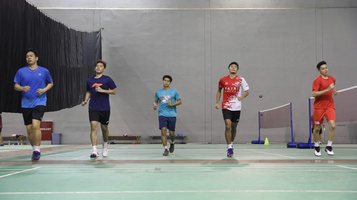 Latihan Pelatnas Bulu Tangkis