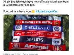 Deretan Meme Usia Pendek European Super League