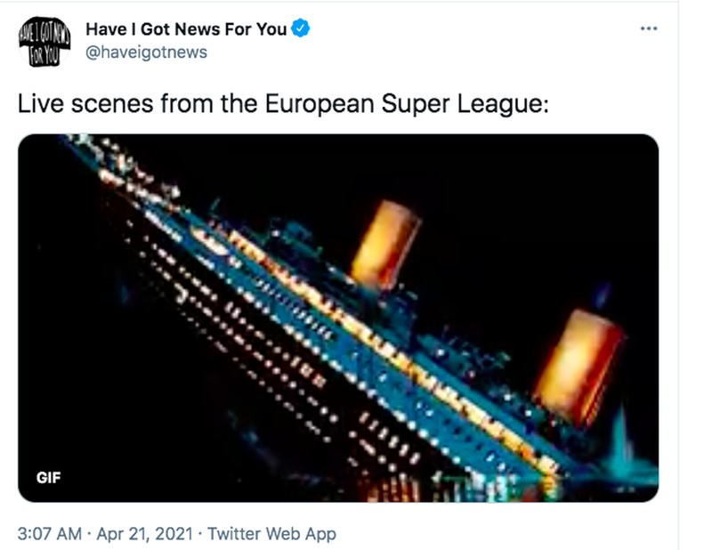 Meme European Super League
