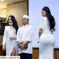 Momen yang sempat diunggah Nadira Isaac --dan kini sudah dihapus-- salah satu selebgram dalam foto tersebut menuai kritikan netizen. Mereka menyebut busana dua selebgram tersebut seksi dan mengumbar aurat. Foto: Instagram