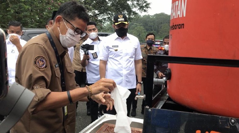 Sandiaga Uno mengunjungi Sumatera Barat/Jeka Kampai detikcom Sandiaga Uno mengunjungi Sumatera Barat/Jeka Kampai detikcom