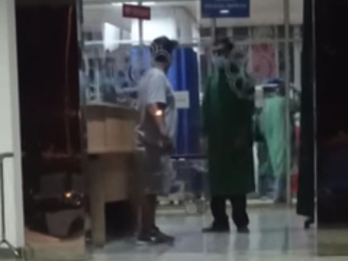 Tangkapan layar video viral nakes di UGD RSA UGM dimaki-maki