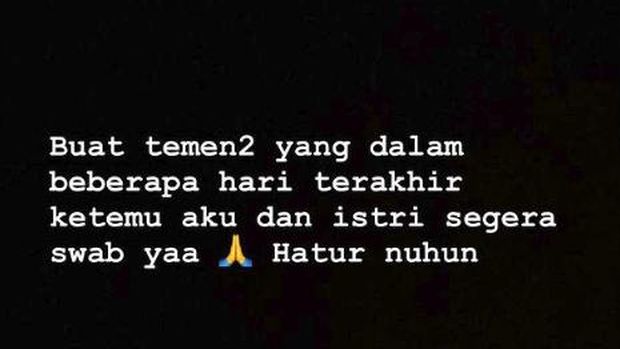 Atta Halilintar covid-19 lagi