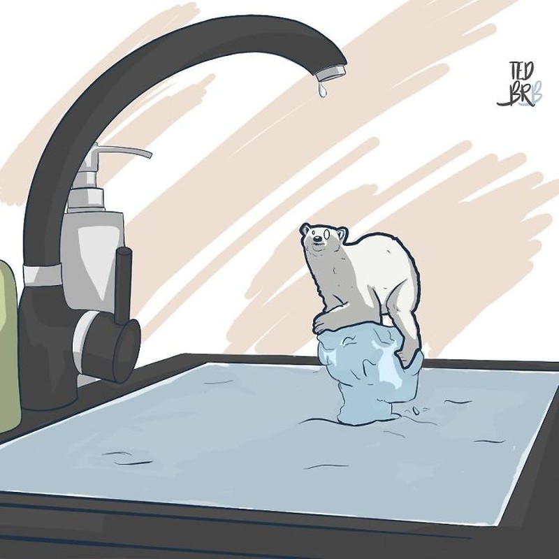 fotoinet ilustrasi menohok hari bumi