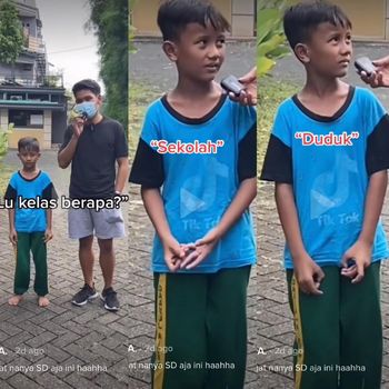 Kisah viral bocah yang tak tahu singkatan kata SD.