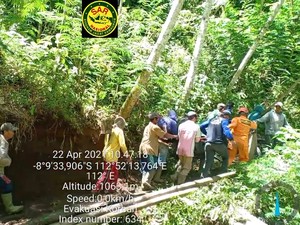 Korban Longsor di Malang Ditemukan Meninggal Dunia