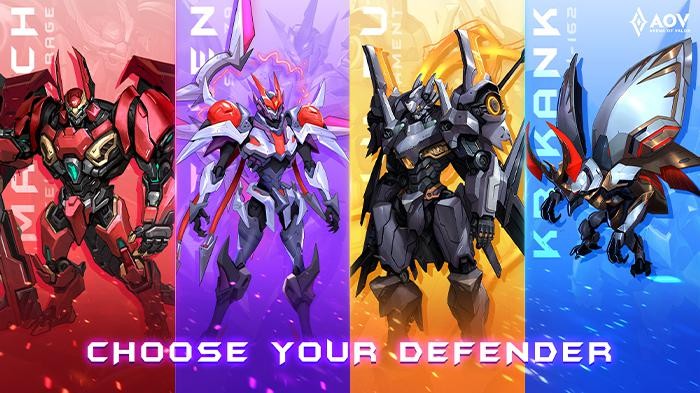 AOV Earth Defender: Lu Bu, Maloch, Tulen, dan Kriknak Bersatu untuk Melindungi Perdamaian Bumi