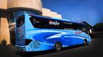 Foto-foto Bus Baru PO ANS, Berkelas Pakai Single Glass