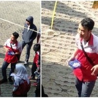 Biar lengkap, ikut lomba makan kerupuknya sambil bawa bekal buatan emak dong. Dijamin, mantap! Foto: Instagram/@pembawa_ketololan