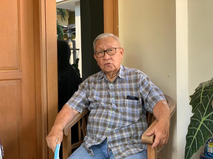 Laksamana Muda TNI (Purn) Frans Wuwung, mantan Kepala Kamar Mesin Kapal Selam Nanggala 402