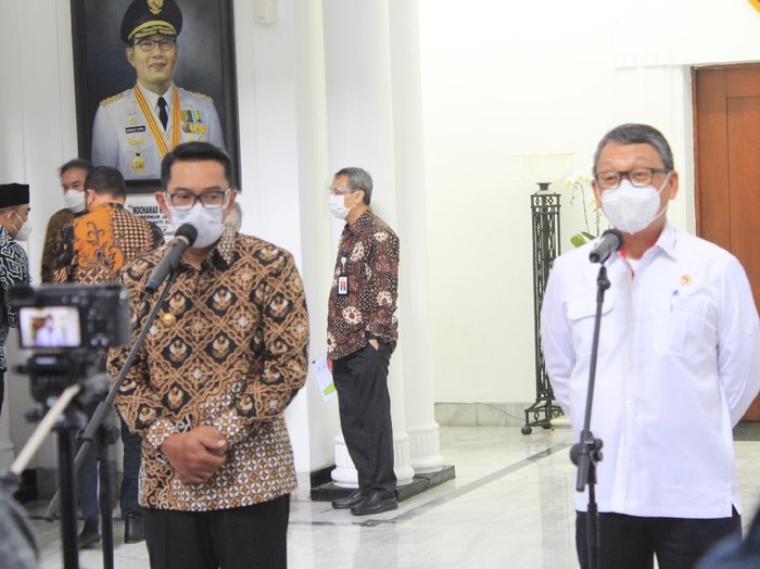 Gubernur Jawa Barat Ridwan Kamil bertemu Menteri ESDM Arifin Tasrif