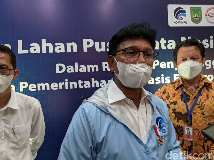 Menkominfo Johnny G Plate di Batam meresmikan Data Center Nasional