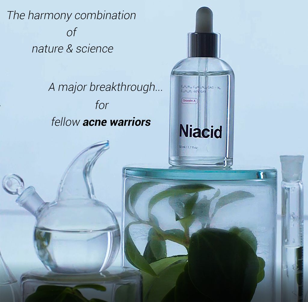 Niacid, solusi terbaik untuk permasalahan kulit wajah.