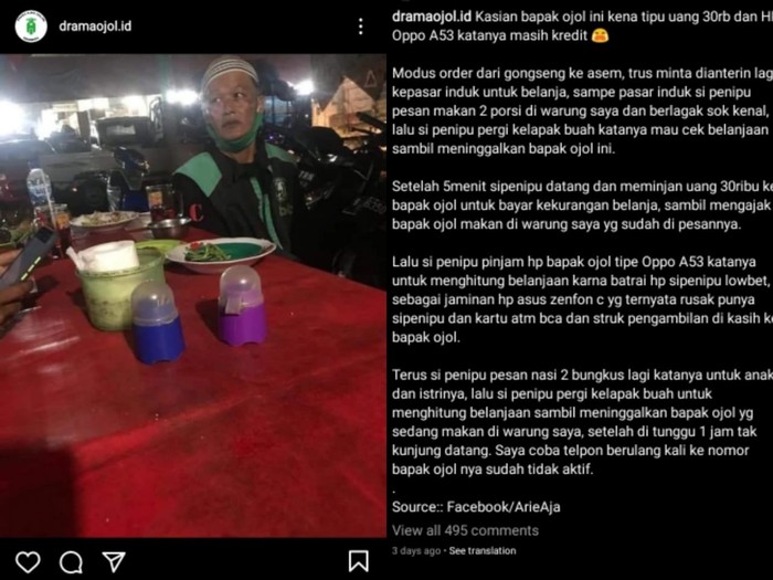 Ojol ketipu di pasar induk Kisah Ojol Kena Tipu di Pasar Induk, Kehilangan HP dan Disuruh Bayar Makan!