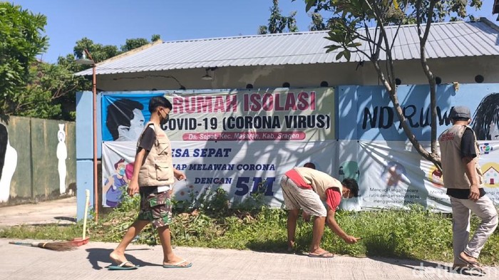 Penampakan rumah hantu tempat karantina mandiri para pemudik bandel di Sragen, Jawa Tengah