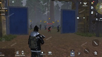 Sebagai game open world survival horror, karakter utama harus bisa bertahan hidup dari serangan zombie yang menyeramkan. Sehingga pemain diberikan kemampuan agar dapat membunuh zombie dengan senjata tajam atau senjata api. Foto: capture game Undawn.