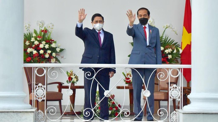 Presiden Jokowi dan PM Vietnam (Foto: Biro Pers - Agus Suparto)
