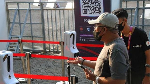 Protokol kesehatan di IIMS 2021