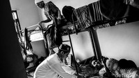 Para peserta datang dari berbagai tempat dan juga ada yang menetap di sana.