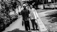 Para penyandang disabilitas bersiap untuk belajar membaca Al Quran braille di Yayasan Raudlatul Makfufin, Serpong, Tangerang Selatan.