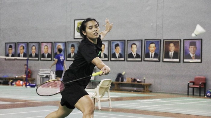 Gregoria Mariska Tunjung mempersiapkan diri jelang Malaysia Open 2021. Foto: dok. PBSI