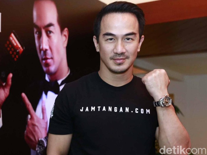 Joe Taslim saat ditemui di acara nonotn bareng Mortal Combat di XXI Metropole, Jakarta Pusat, Jumat (23/04/2021)