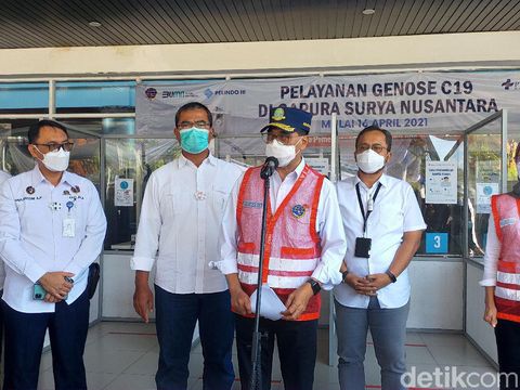 Menteri Perhubungan Budi Karya Sumadi mengatakan, layanan tes GeNose sudah beroperasi di 21 bandara dan 44 stasiun.