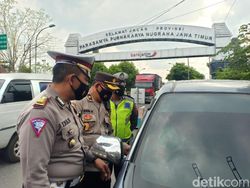 Operasi Yustisi di Perbatasan Jatim-Jateng, Tak Ada Pemudik Masuk