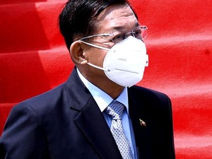 Pemimpin Junta Militer Myanmar Min Aung Hlaing Mendarat di Soetta