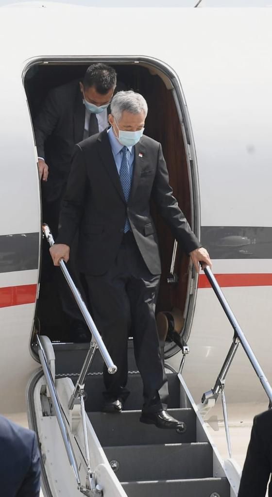 Pemimpin negara-negara ASEAN mendarat di Bandara Soetta untuk menghadiri KTT ASEAN 2021. (Rusman/Biro Pers Sekretariat Presiden) Pemimpin negara-negara ASEAN mendarat di Bandara Soetta untuk menghadiri KTT ASEAN 2021. (Rusman/Biro Pers Sekretariat Presiden)