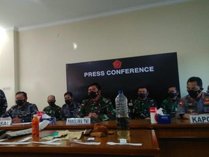 Penampakan Deretan Kepingan Komponen KRI Nanggala-402