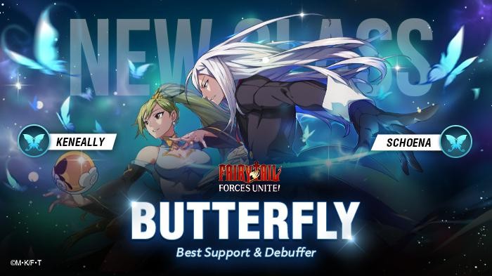 Update Fairy Tail: Forces Unite! Hadirkan Class Support Baru, Butterfly