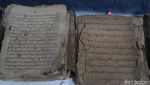 Penampakan Al-Quran Bertinta Emas yang Dikoleksi Pria di Bantul