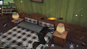 Aktivitas seperti tidur pun dapat dilakukan. Meskipun tidak diketahui, apakah karakter dapat tidur dengan nyenyak di tengah ancaman zombie. Foto: Screenshot Undawn.