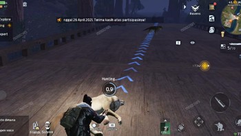 Skill berburu juga disematkan. Sehingga kehadiran senjata tajam tidak hanya untuk membunuh zombie saja, dan daging pada hewan liar yang dibunuh dalam game berguna dengan baik. Foto: Screenshot Undawn.