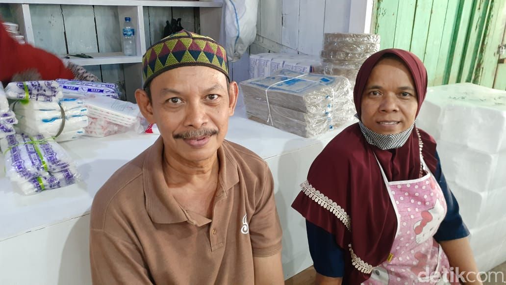 Bang Jali, pedagang Pasar Minggu (Afzal Nur Iman/detikcom)