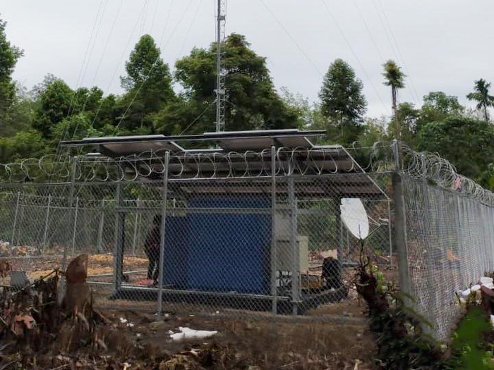 BTS USO yang dioperasikan XL Axiata di desa terpencil di Kabupaten Musi Rawas dan Kabupaten Musi Rawas Utara, Sumatera Selatan.