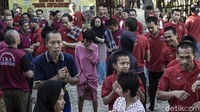 Pasien orang dengan gangguan jiwa (ODGJ) beraktivitas di Yayasan Bina Tauhid Darul Miftahudin, Kab Bogor, Sabtu (24/4/2021). 