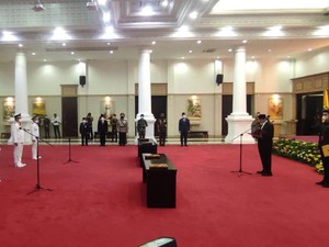 Lantik Bupati Pandeglang-Walkot Tangsel, Wahidin Halim: Tangani COVID-19!