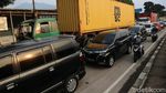 Potret Kemacetan di Jalan Raya Sukabumi Cicurug Pagi Ini
